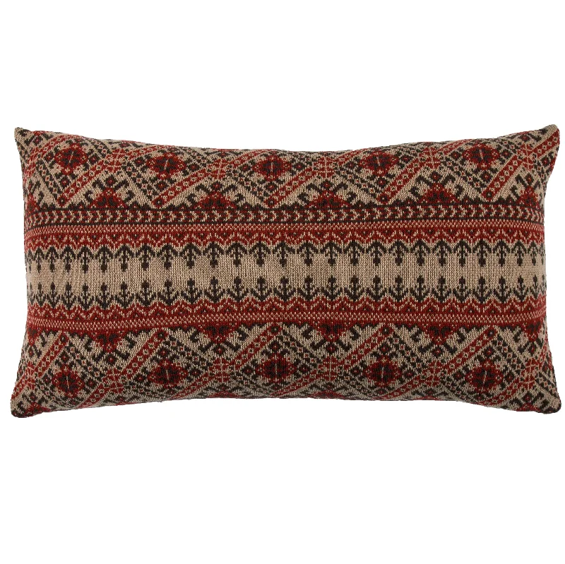 HiEnd Accents Fair Isle Knit Body Pillow