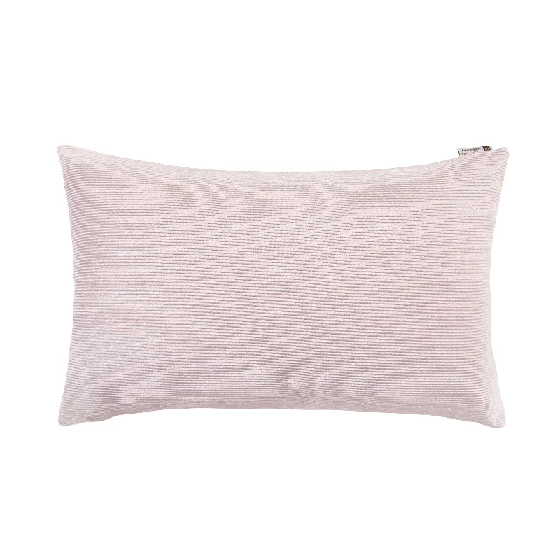 HiEnd Accents Pink velvet Lumbar pillow