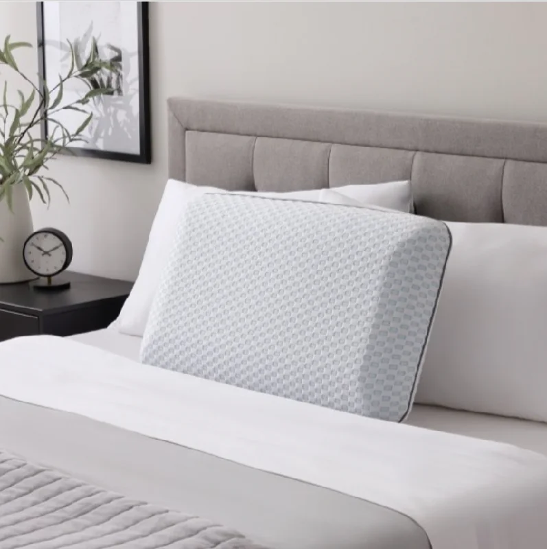 Malouf Bamboo Charcoal Pillow + Cooling Cover