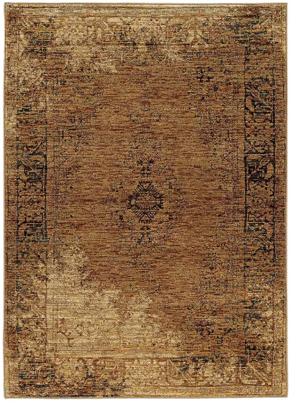 Andorra 6845D Gold/ Brown Rug