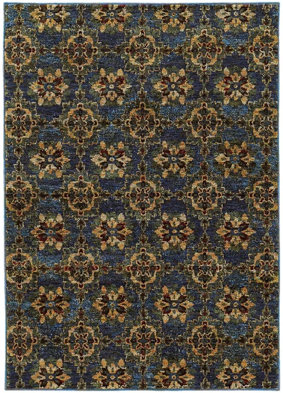 Andorra 6883C Blue/ Gold Rug