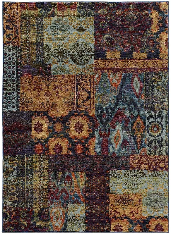 Andorra 7137A Multi/ Blue Rug