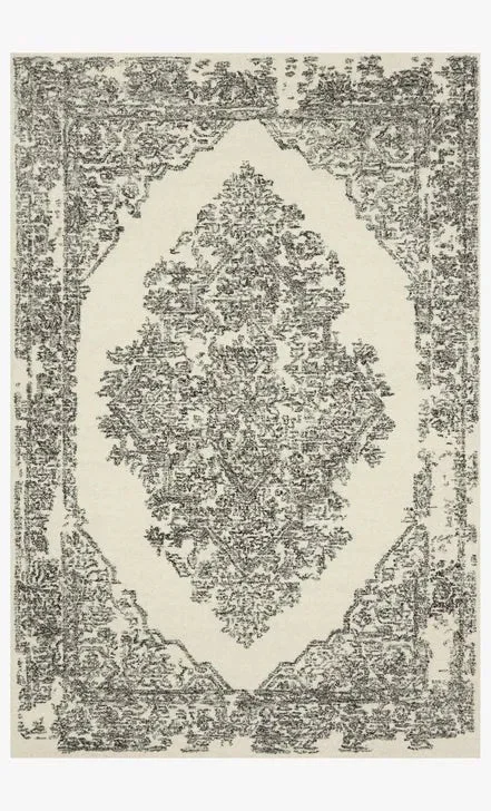 Annie ANN-02 White/Black Rug