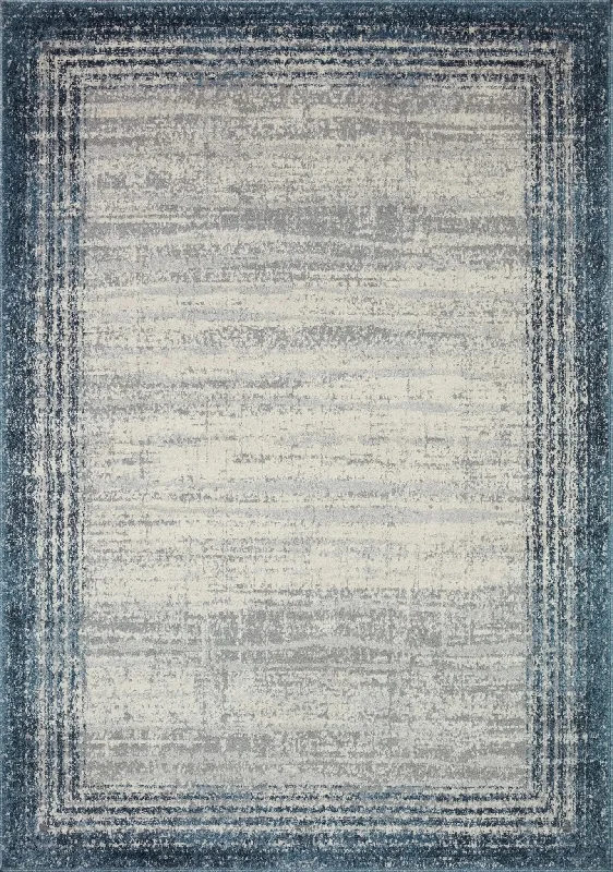 Austen AUS-02 Pebble/Blue Rug