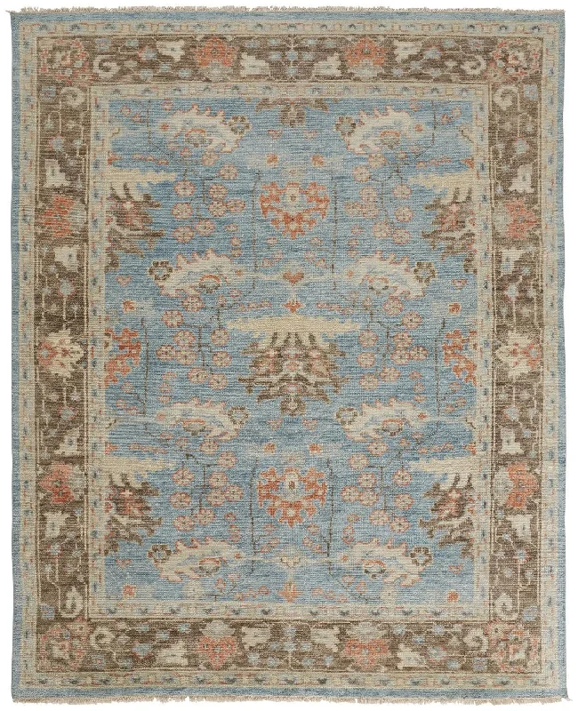 Beall BEA6710F Blue/Brown Rug