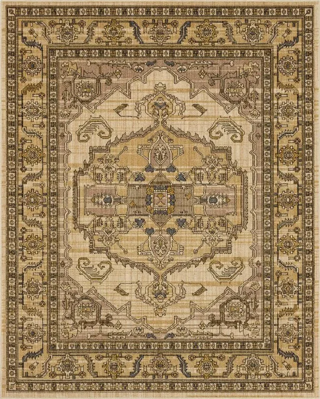 Bedouin 92598 10034 Aghstafa Gold Rug