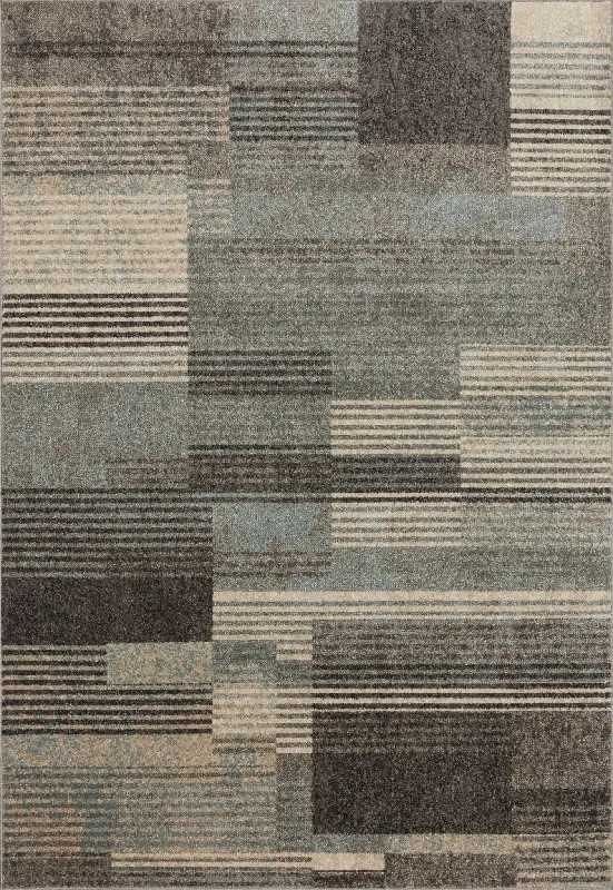 Bowery BOW-06 Storm/Taupe Rug