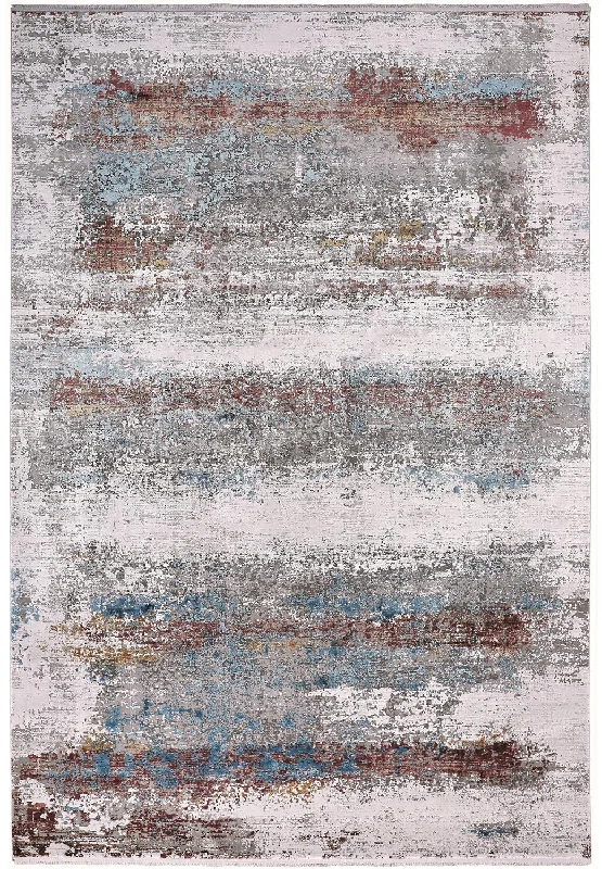 Cadiz 8663902F Grey/Red Rug