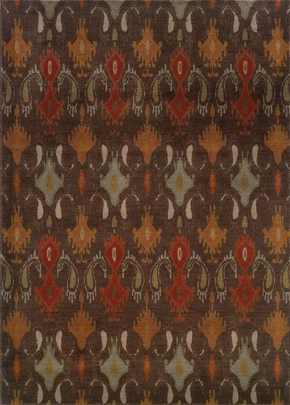 Casablanca 4447A Brown Orange Rug