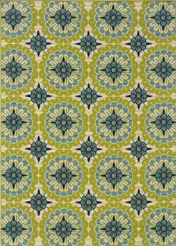 Caspian 8328W Green/ Ivory Rug