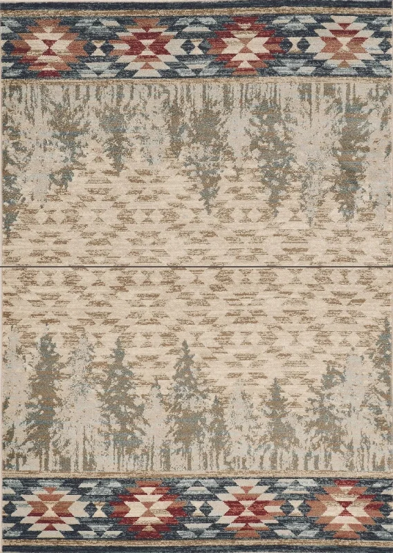 Chester 5635 Pines Ivory Rug