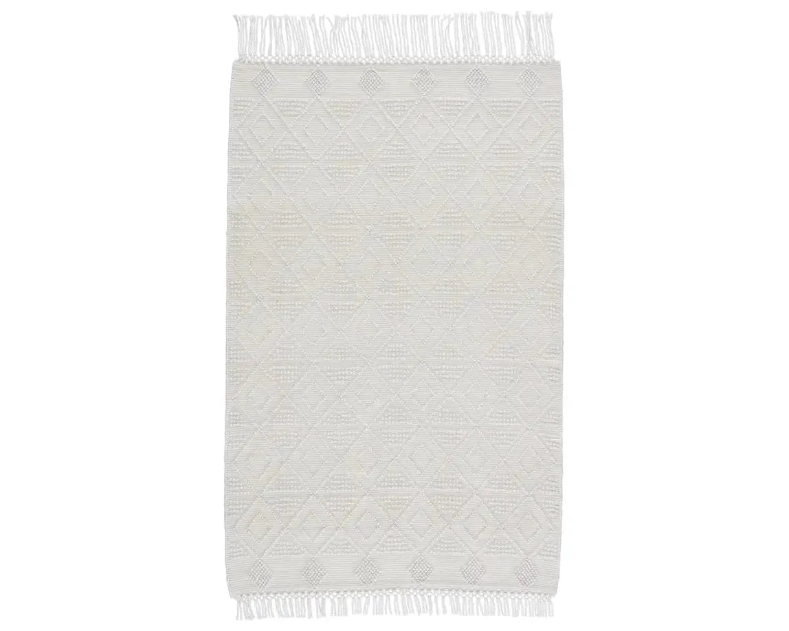 Cosette COE03 Bright White Rug