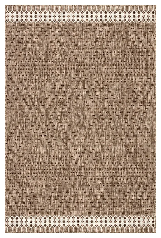 Decora By Nikki Chu DNC18 Tirana Grey/Brown Rug