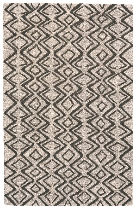 Enzo 7428733F Charcoal/Taupe Rug