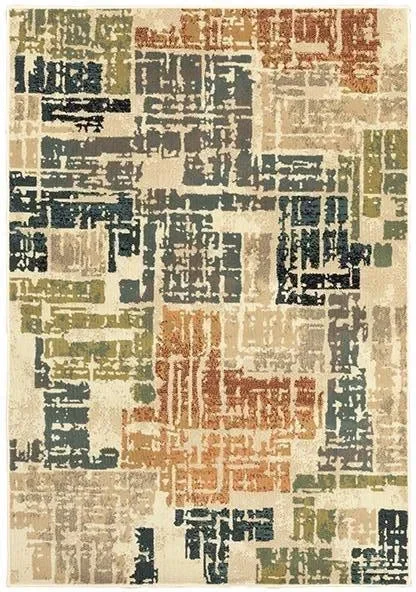 Evandale 9836A Beige/Multi Rug