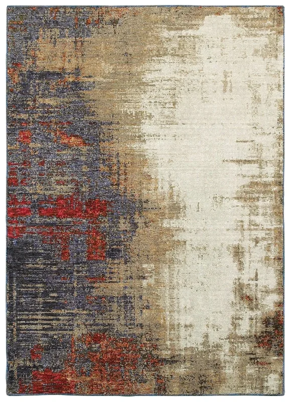 Evolution 8001A Ivory/ Multi Rug