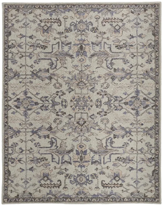 Fallon FLN8838F Ivory/Grey Rug