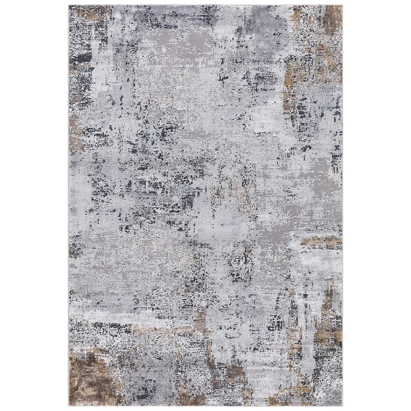 Hamilton HAM-5 Grey/Gold Rug