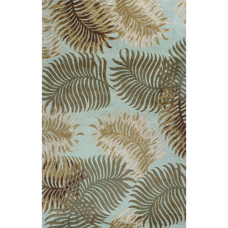 Havana 2612 Aqua Fern View Rug