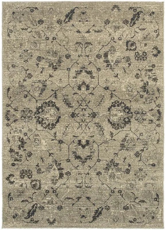 Highlands 6684D Beige/ Grey Rug