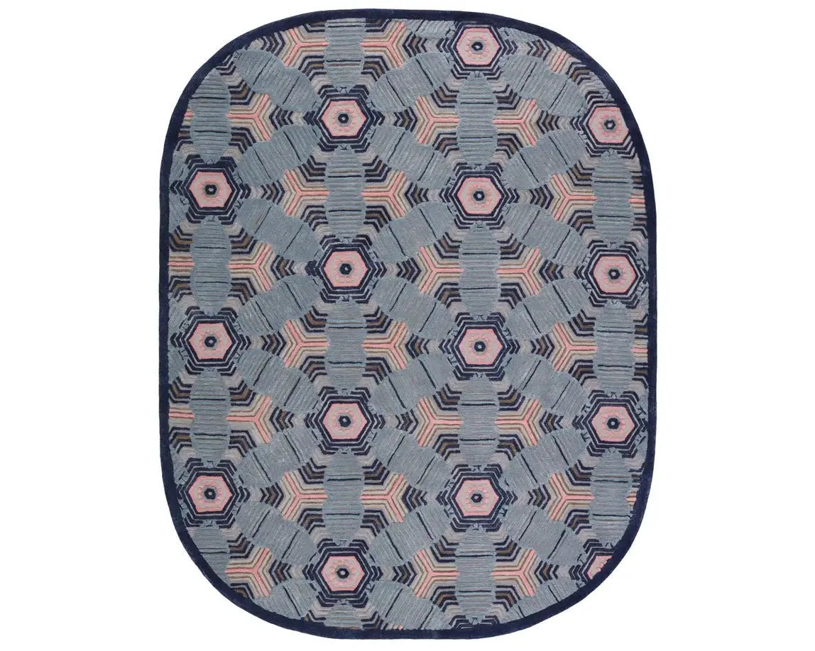 Jaipur Wunderkammer JWK04 Grey/Blue Rug