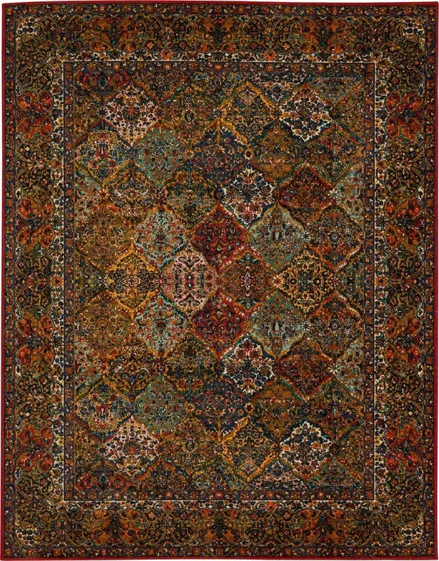 Kaleidoscope ZS019 A400 Canterbury Red Rug