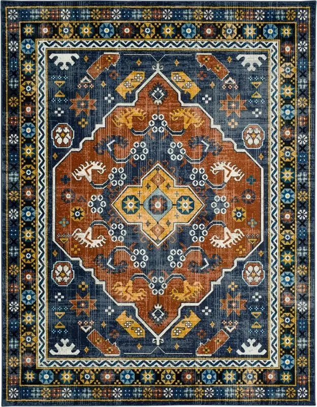 Kaleidoscope ZS023 A405 Mozambique Navy Rug