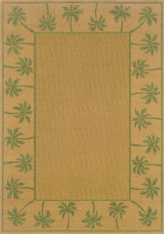 Lanai 606G Beige/ Green Rug