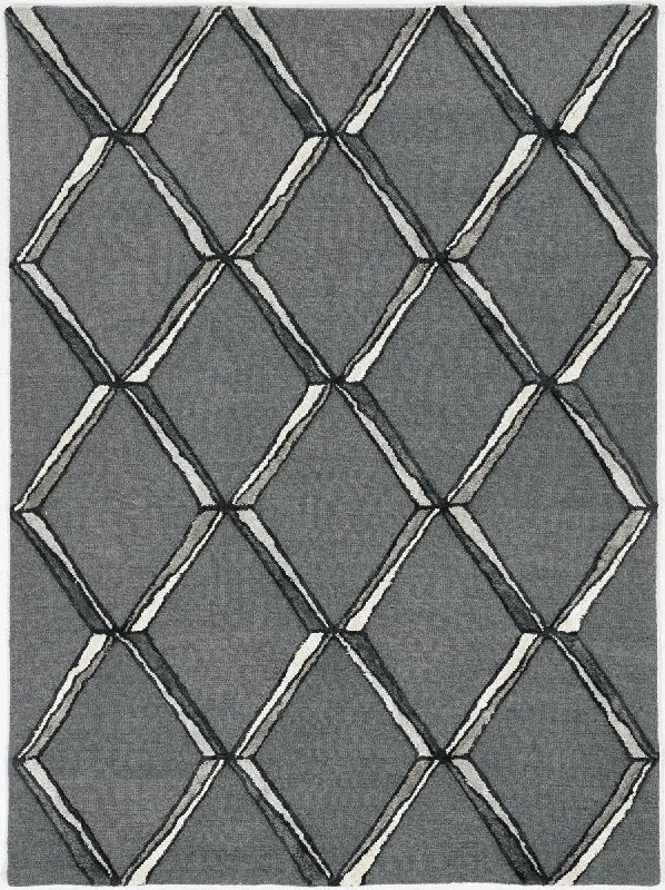 Libby Langdon Upton 4308 Charcoal/Silver Mod Scape Area Rug