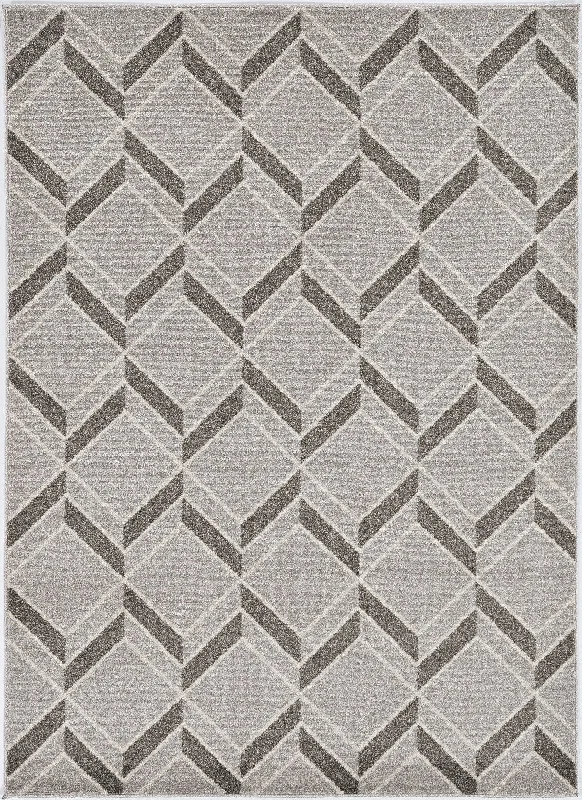 Lucia 2772 Herringbone Grey Rug