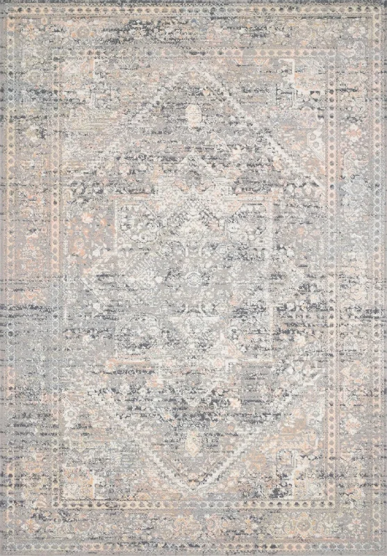 Lucia LUC-01 Grey/Sunset Rug