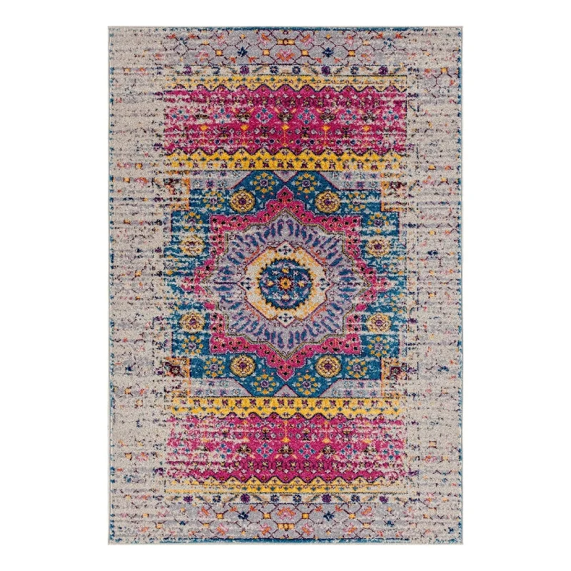 Manhattan MAN-35 Pink/Ivory Rug