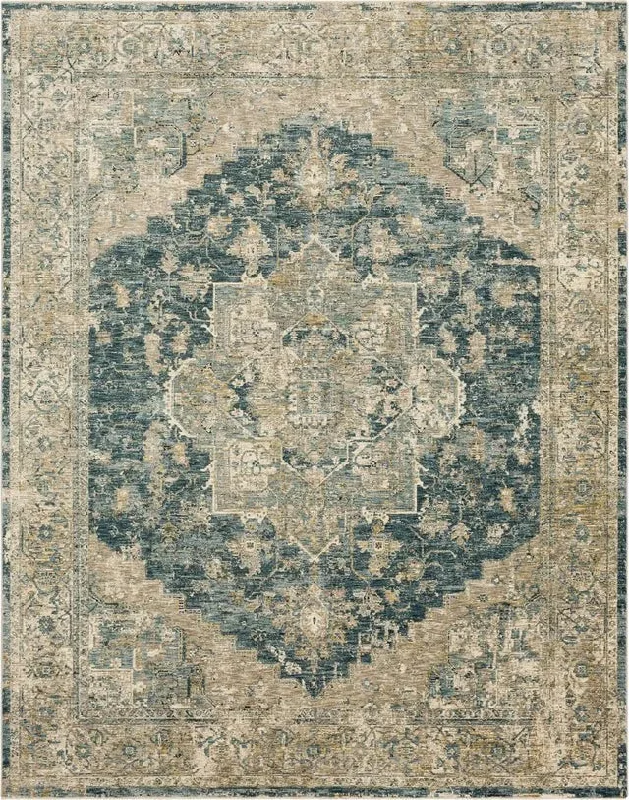 Marash RG845 048 Ezine Blue Rug