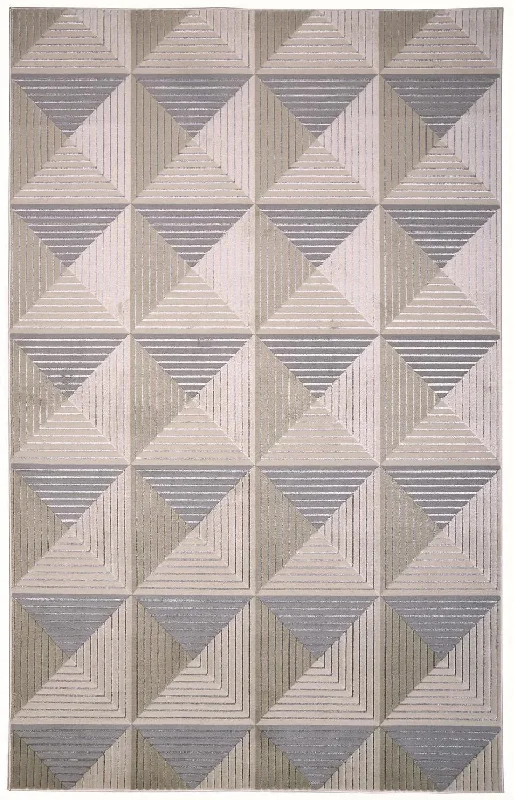 Micah 6943044F Ivory/Grey Rug