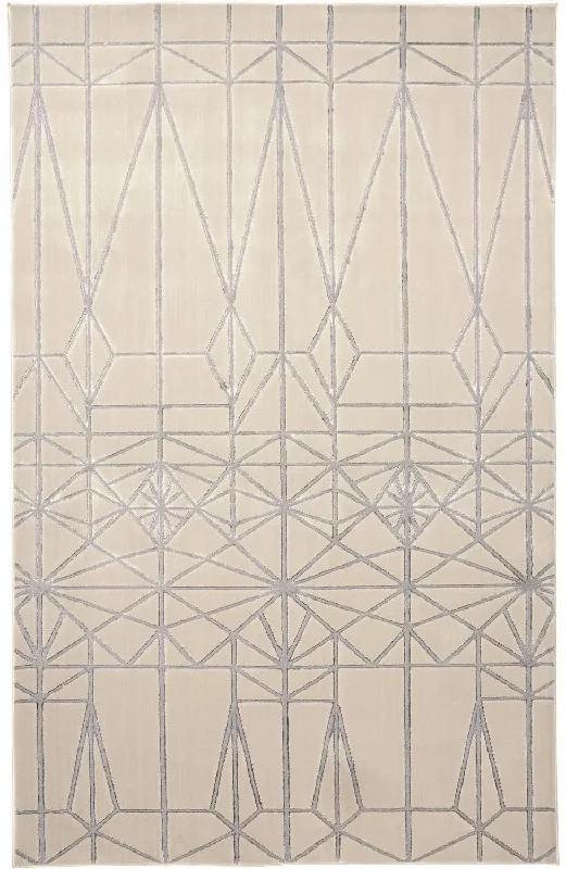 Micah 6943045F White/Silver Rug