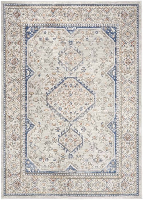 Nicole Curtis Series 4 SR403 Grey/Blue Rug