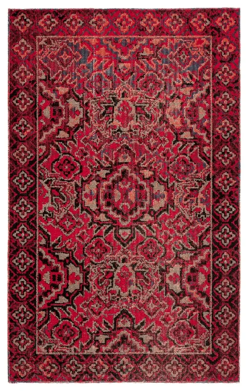 Polaris POL21 Red/Black Rug