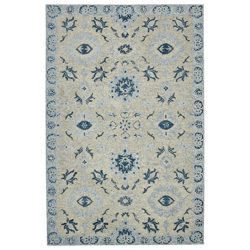 Romania ROM-2 Light Blue Rug