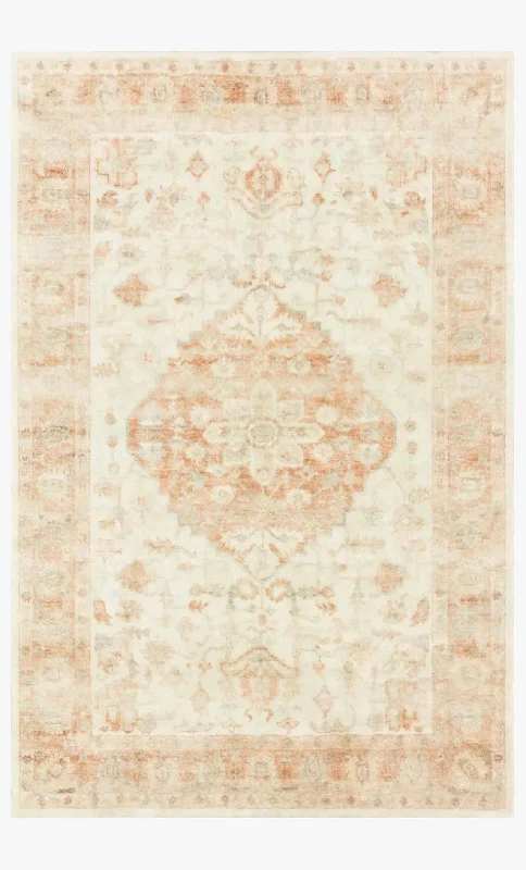 Rosette Ros-03 Ivory/Terracotta Rug