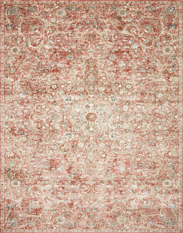 Saban SAB-02 Rust/Beige Rug