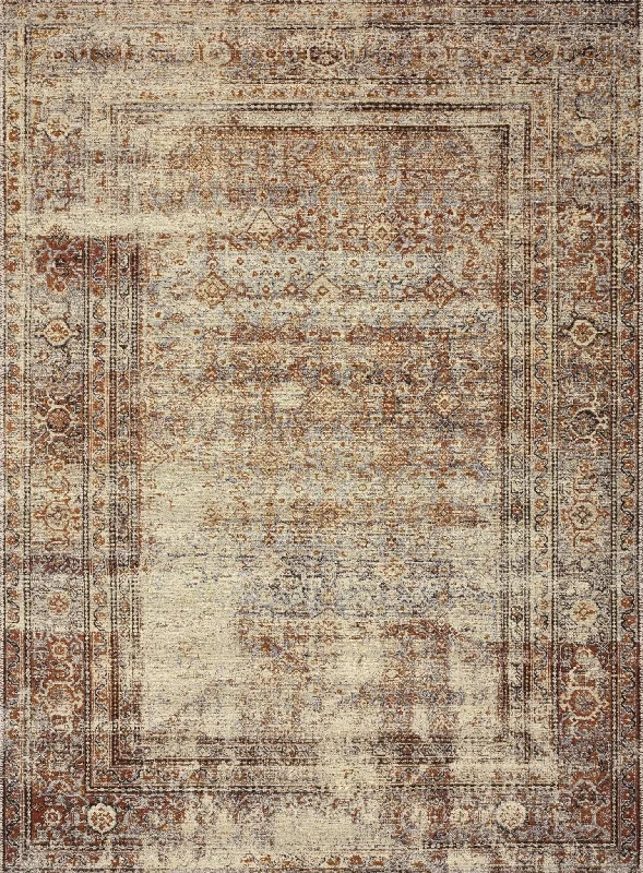 Sebastian SEB-05 Natural / Brick Rug