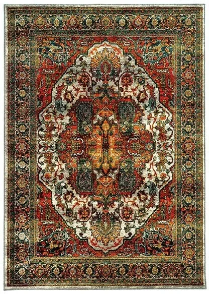 Sedona 6382B Red / Multi Rug