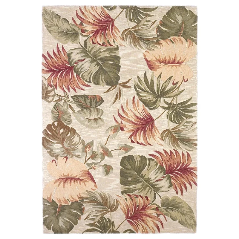 Sparta 3148 Palm Leaves Beige Rug