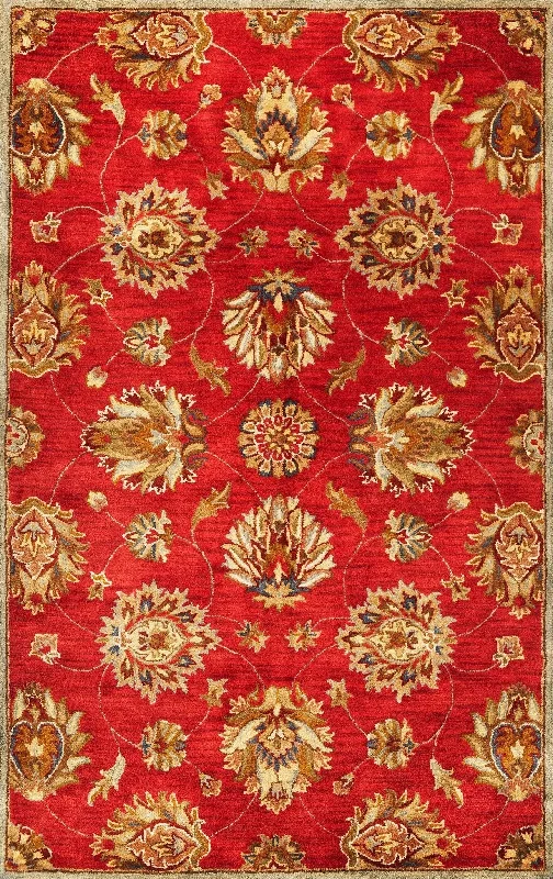 Syriana 6003 Red Allover Kashan Rug