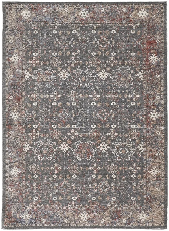 Thackery THA39CYF Grey/Pink Rug