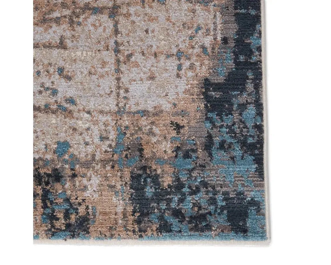 Tunderra TUN07 Brown/Teal Rug