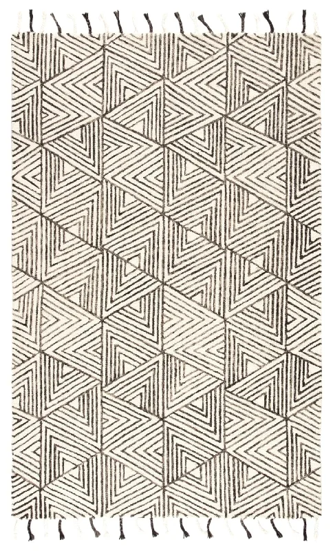 Vera By Nikki Chu VNK01 Black/Ivory Rug