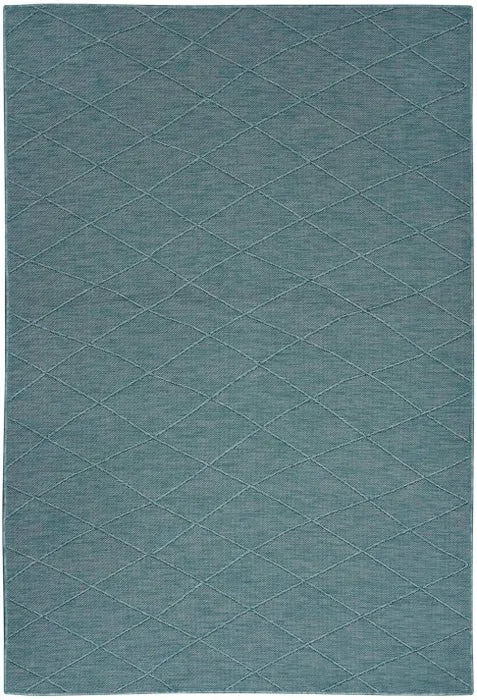 Washable Solution WSL01 Aqua Rug