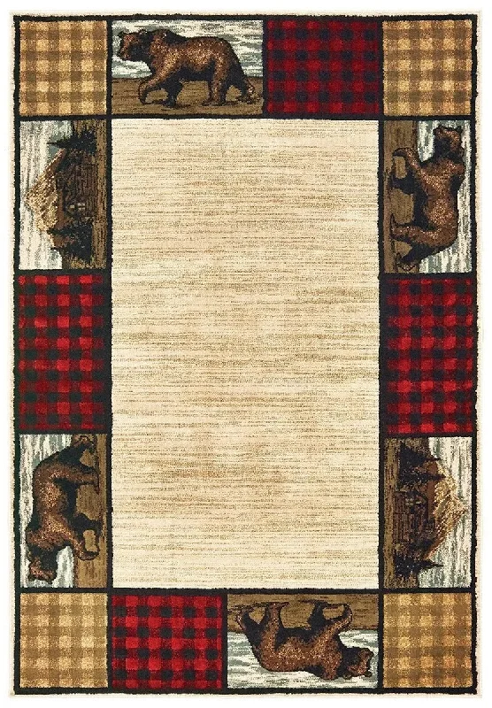 Woodlands 9603C Ivory Multi Rug