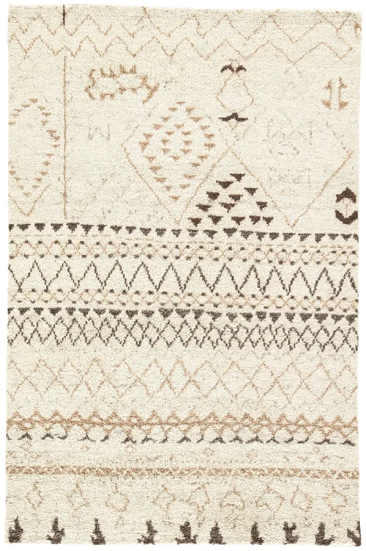 Zuri ZUI05 Zamunda Cream / Brown Rug